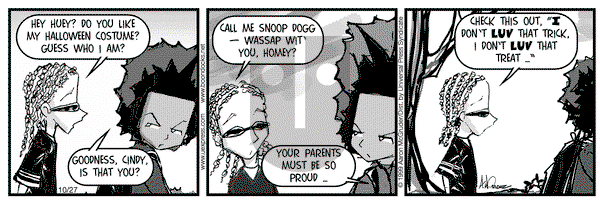 The Boondocks on Wednesday October 27, 1999 Comic Strip