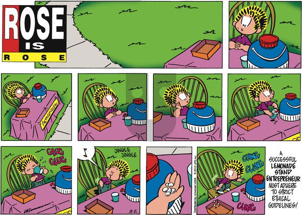 Rose is Rose on Sunday September 2, 2012 Comic Strip
