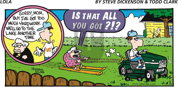 Lola on Sunday June 19, 2005 Comic Strip