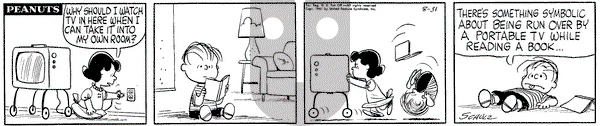 Peanuts on Thursday August 31, 1961 Comic Strip