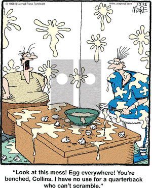 In the Bleachers on Saturday December 12, 1998 Comic Strip