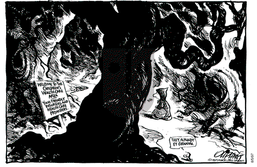 Pat Oliphant on Tuesday August 5, 1997 Comic Strip