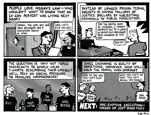 Ted Rall on Sunday May 10, 1998 Comic Strip
