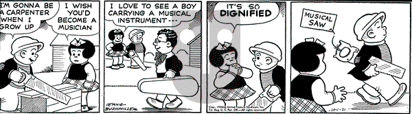 Nancy on Thursday October 1, 1959 Comic Strip
