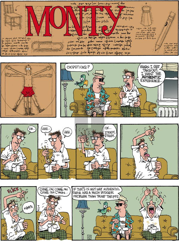 Monty on Sunday July 6, 2025 Comic Strip