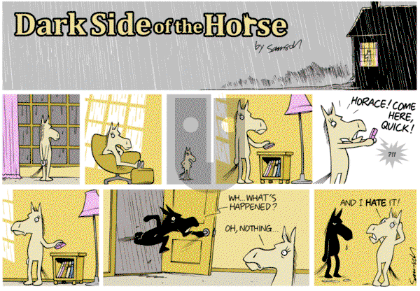 Dark Side of the Horse - Sunday August 12, 2012 Comic Strip