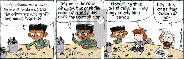 Cul de Sac on Wednesday March 19, 2014 Comic Strip