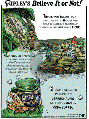 Ripley's Believe It or Not - Monday July 15, 2024 Comic Strip