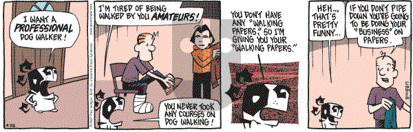 Pooch Cafe on Saturday April 28, 2007 Comic Strip