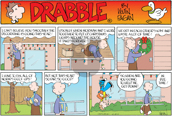 Drabble on Sunday December 25, 2011 Comic Strip
