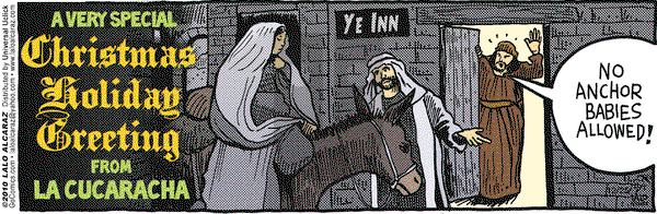 La Cucaracha - Saturday December 25, 2010 Comic Strip
