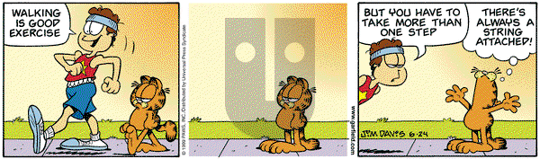 Garfield on Thursday June 24, 1999 Comic Strip