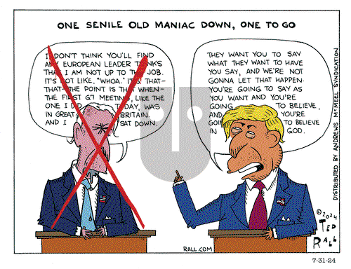Ted Rall - Wednesday July 31, 2024 Comic Strip