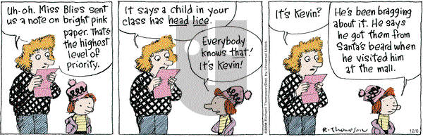 Cul de Sac on Friday December 6, 2013 Comic Strip