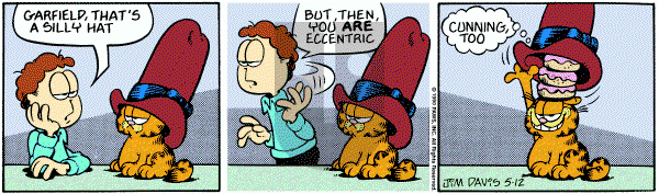 Garfield on Saturday May 12, 1990 Comic Strip