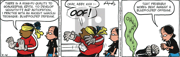 Cleats on Friday April 14, 2006 Comic Strip