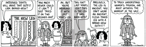 Cathy Classics on Friday October 25, 1996 Comic Strip