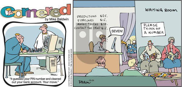 Cornered on Sunday October 24, 2010 Comic Strip