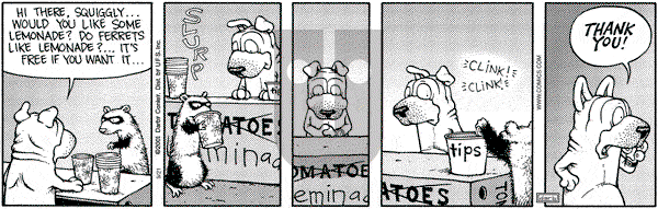 Get Fuzzy on Friday September 21, 2001 Comic Strip