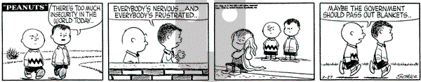 Peanuts on Tuesday March 27, 1956 Comic Strip