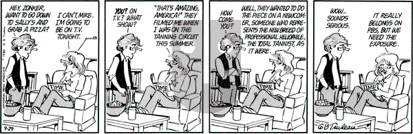 Doonesbury - Monday September 29, 1980 Comic Strip