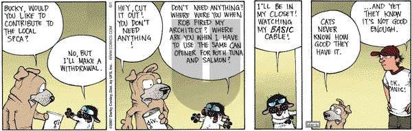 Get Fuzzy on Friday June 1, 2007 Comic Strip