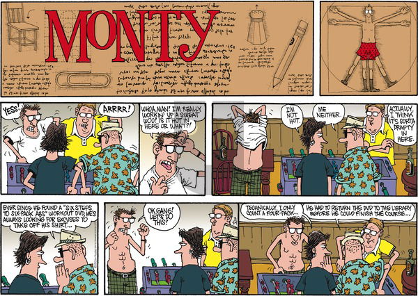 Monty on Sunday March 24, 2013 Comic Strip