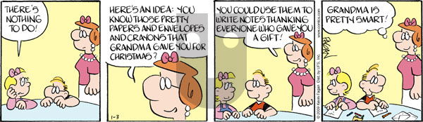 Drabble on Saturday January 3, 2009 Comic Strip