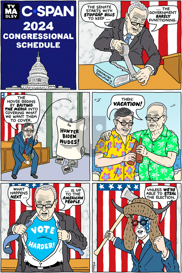 Brian McFadden on Wednesday January 10, 2024 Comic Strip