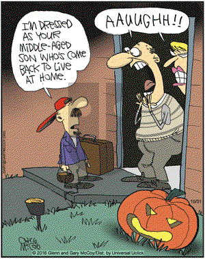 The Flying McCoys on Monday October 31, 2016 Comic Strip