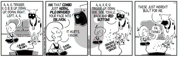 Cow and Boy Classics on Monday April 3, 2006 Comic Strip
