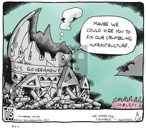 Tom Toles on Friday August 5, 2011 Comic Strip