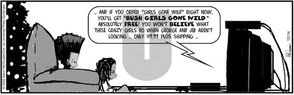The Boondocks on Saturday December 14, 2002 Comic Strip