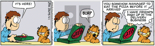 Garfield on Friday April 1, 2005 Comic Strip
