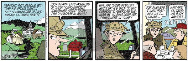 Doonesbury on Monday April 9, 2007 Comic Strip