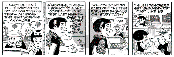 Nancy on Wednesday June 15, 2005 Comic Strip