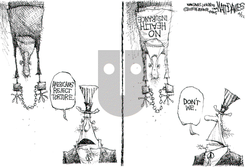Matt Davies on Wednesday April 22, 2009 Comic Strip