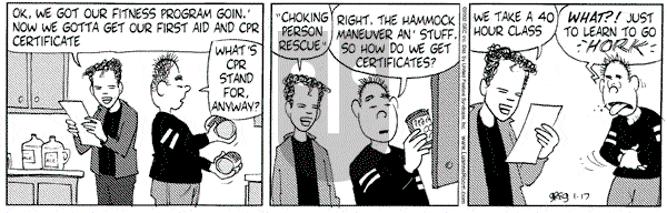 Luann on Thursday January 17, 2002 Comic Strip