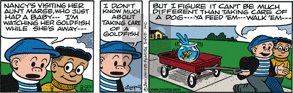 Nancy on Tuesday February 22, 2011 Comic Strip