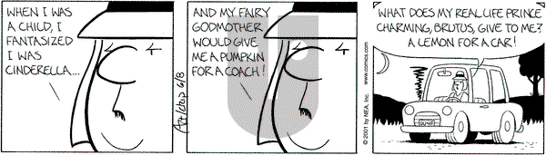 The Born Loser on Friday June 8, 2001 Comic Strip