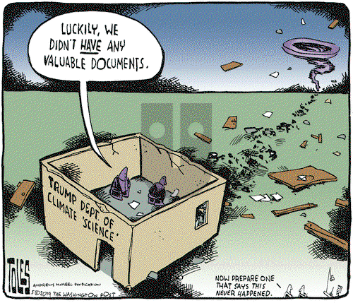 Tom Toles on Thursday May 30, 2019 Comic Strip