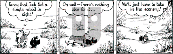Fred Basset on Friday February 23, 2007 Comic Strip