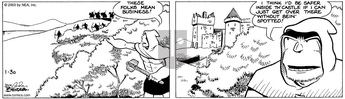 Alley Oop - Thursday January 30, 2003 Comic Strip
