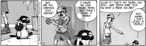 Get Fuzzy on Thursday December 12, 2002 Comic Strip