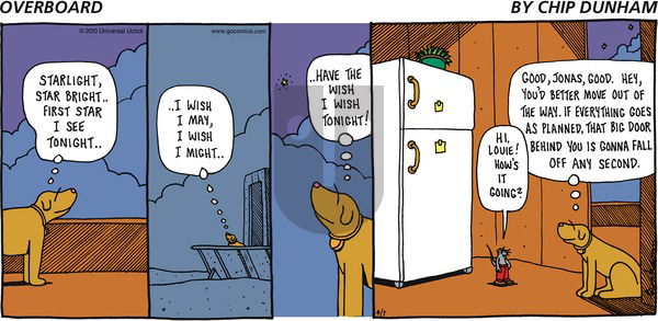Overboard on Sunday April 7, 2013 Comic Strip
