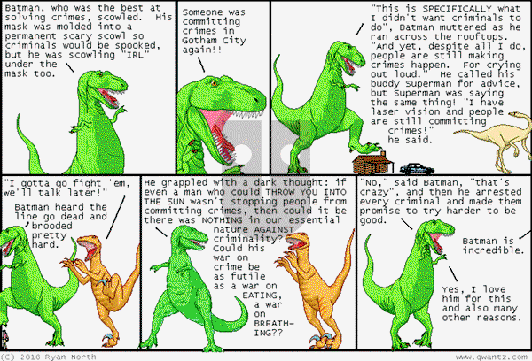 Dinosaur Comics - Wednesday November 13, 2024 Comic Strip