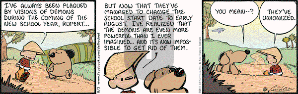 DeFlocked on Friday August 2, 2013 Comic Strip