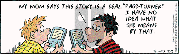 Frank and Ernest on Friday December 2, 2011 Comic Strip