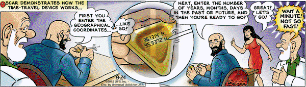 Alley Oop on Monday August 24, 2015 Comic Strip