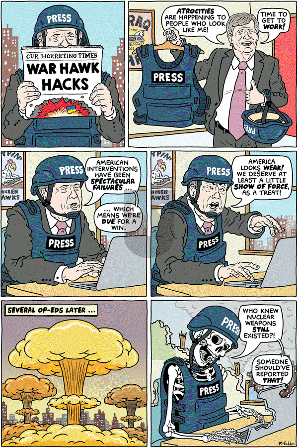 Brian McFadden on Tuesday March 8, 2022 Comic Strip